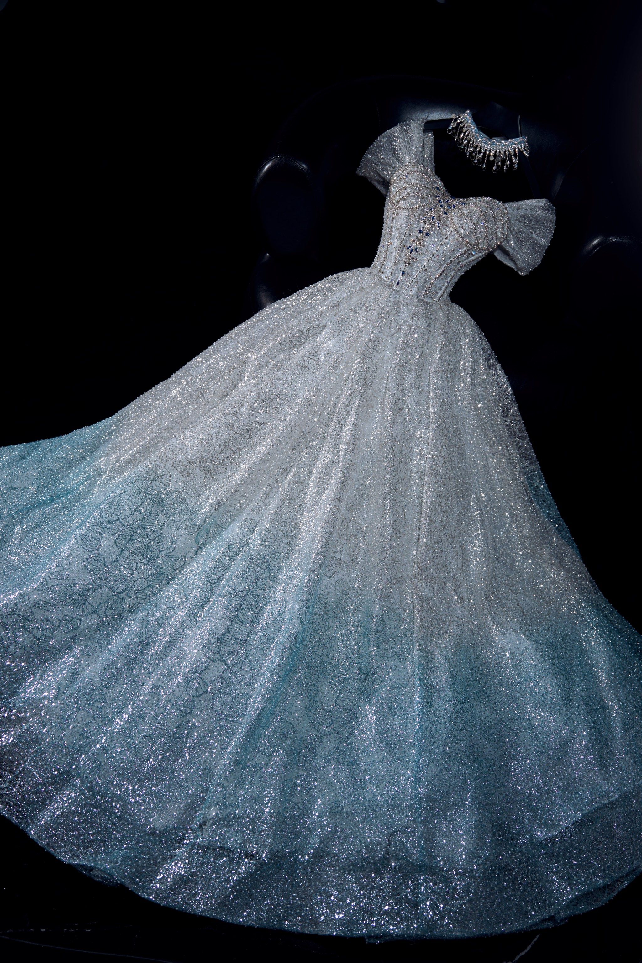 一眼钟情的奢华时刻 光芒四射的公主裙