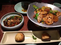 干锅素三样-绿茶餐厅(蓝色港湾店)