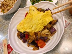 茄子肉丁鸡蛋拌面-文三里屯面馆(三里屯店)