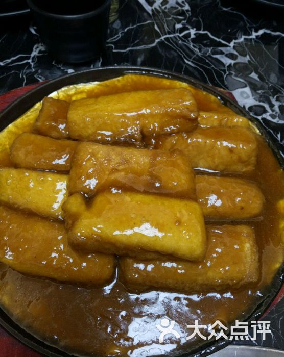 铁板自制鲍汁豆腐