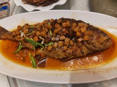 干烧大黄鱼-丰泽园饭店