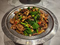 雪菜田七炒黄牛肉-涿掌柜·涿州宴