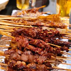 贵州特色烤鲜牛心