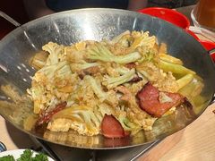 干锅腊肉花菜-避风塘(宝山万达店)