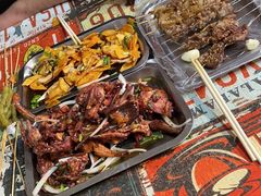 炒鸡架-勃利地摊·勃立小串烧烤