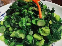 毛豆拌菜心-贺秦生陕面王(富力城店)