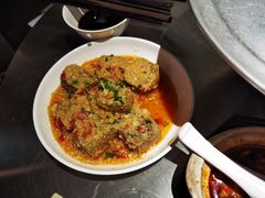 蒜香香炸臭豆腐-烎记烧烤(蓝天花园店)