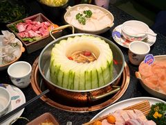 -得意咚瓜·顺德鱼生·冬瓜火锅(深圳首店)