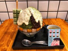 抹茶生乳かき氷-WONDER ICE 萬得冰田(建設路总店)