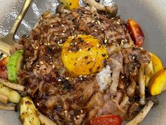黑椒蘑菇牛肉局饭-野萃山·潮汕厚果汁(十亩地店)