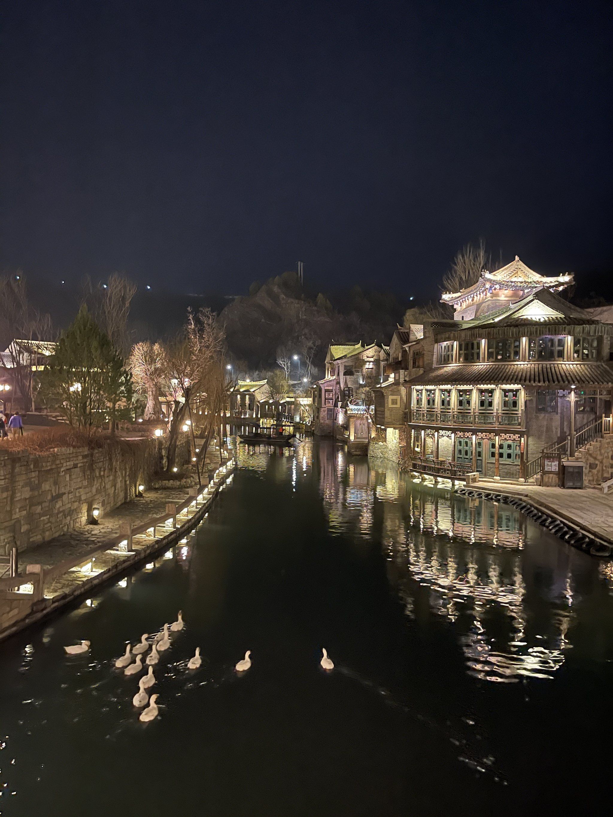 夜晚的古北水镇也有故事