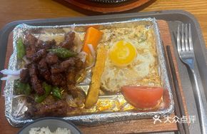 Black Pepper Steak on Iron Plate