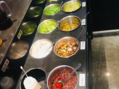 自助调料区-淘米捞·米汤脆鲩鱼火锅(福田皇岗店)