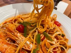 西班牙风情海鲜面-必胜客(中大银泰店)