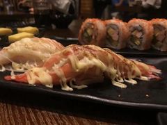 火炙北海道蟹棒-吉兆手握寿司(车公庙店)