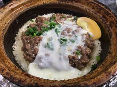 窝蛋牛肉饼煲仔饭-红星光发煲仔饭(大石街店)