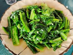 蒜蓉油菜-古榕农庄·清远鸡·泥焗鸡·无花果药膳桑拿鸡(清远银盏温泉店)