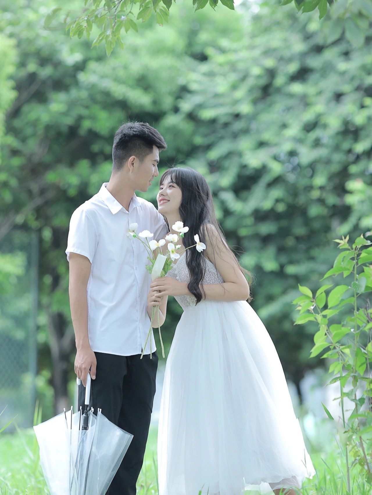 结婚照前的情侣写真试拍