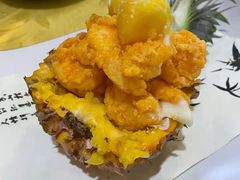 菠萝土丝虾丸子-祝家花園(伯渎港店)