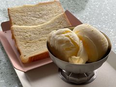 现烤叉盘吐司冰淇淋-简象咖啡CAFE ELE JANE(满陇桂雨店)