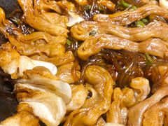 排骨豆角卷子-华盛园卷子王农家菜水库鱼
