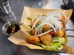 炸鸡翅一半一半-富乐满韩国正宗炸鸡韩国料理(虹泉路店)