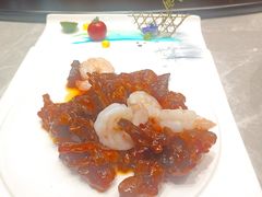 鲜虾爆脆鳝-会宾园·云山宴中餐