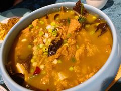 豆腐烩酥肉-长安炊烟庭院陕菜(七路明光路店)