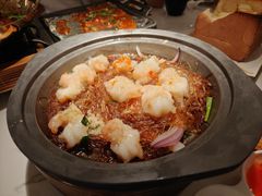 粉丝裹虾-绿茶餐厅(滨海万达广场店)