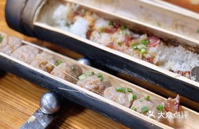 Bamboo Tube Pork Balls