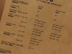 菜单-% Arabica阿拉比卡咖啡(深圳湾万象城店)