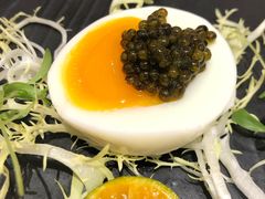 鱼子酱配崇明溏心蛋-道道鲜·崇明私房菜(五角场店)