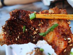 烤羊排-大漠留香盐池滩羊烧烤餐厅(向阳步行街店)