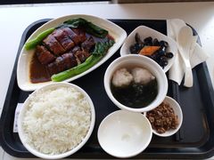 黄金脆皮烧鸭饭-百事佳烧鸭牛腩(上海虹桥站店)