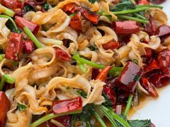炒扇贝边-禄源饭店