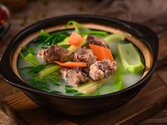 咸骨煲淋水东芥菜-原味田园·客家菜·土窑鸡(中航城君尚购物中心店)