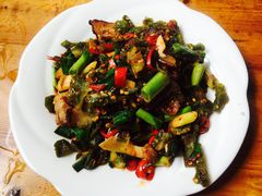 干莴苣炒腊肉-湖南湘菜馆(东湘缘二店)
