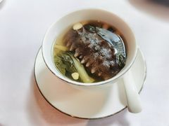 金银菜南北杏炖辽参-广州富力丽思卡尔顿酒店·丽轩·粤菜