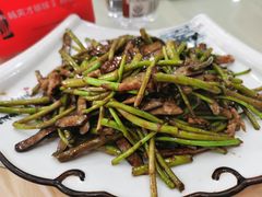 野芦蒿炒臭干-广迎居老正兴菜馆