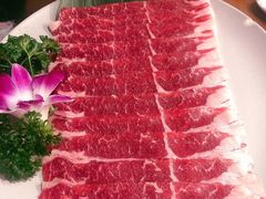 雪花牛肉-禄婶鸡煲·打边炉
