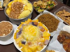 榴莲芒果芝士奶盖绵绵冰-水牛奶皇后糖水铺(深圳总店)