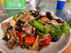 炒猪杂-阿弟早茶·家庭小炒·火锅(九村店)