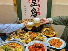 -东来菜馆•手抓海鲜家常菜•海鲜锅贴(鸽子窝店)