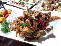 -东来菜馆•手抓海鲜家常菜•海鲜锅贴(鸽子窝店)