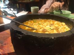 石锅鸡汤豆腐-绿茶餐厅(华联万柳店)