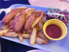 鸡翅薯条拼盘-天空花园餐吧·生日·团建(南山店)