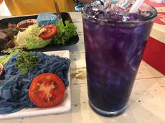 -蝶豆花蓝面条