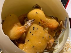 珊汁沙律大虾-柒园·三十年创意杭帮菜(龙湖滨江天街店)