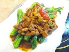 鹅肠炒菜心-广记餐厅(万福路店)