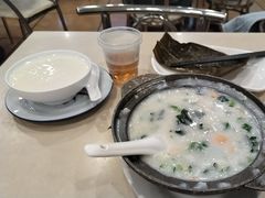 咸蛋菜心粒粥-玲又珑美食(盘福路店)